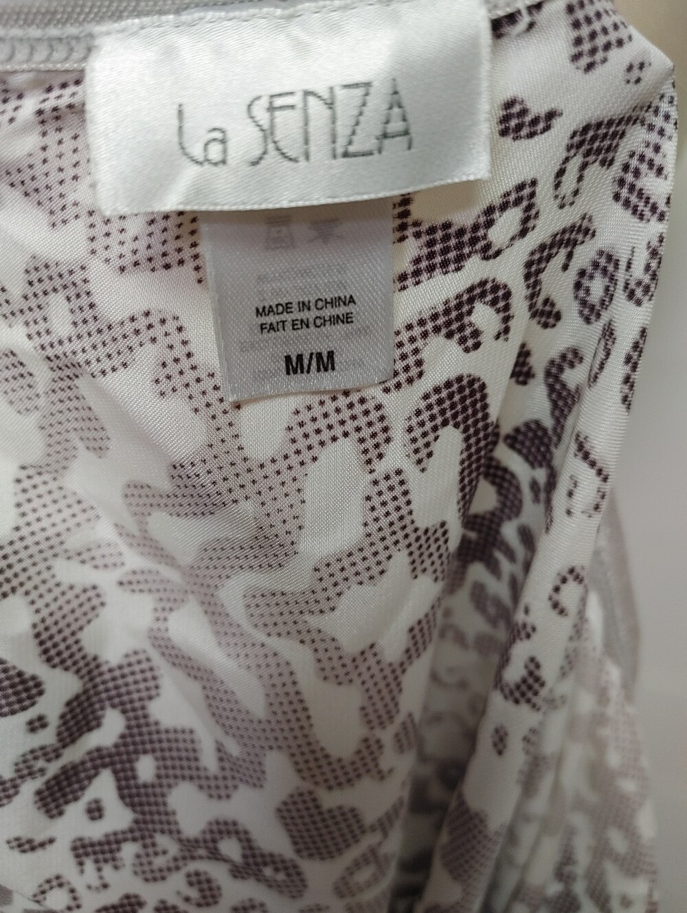 La Senza Satin Animal Print Slip Dress Size M - Picture 7 of 10